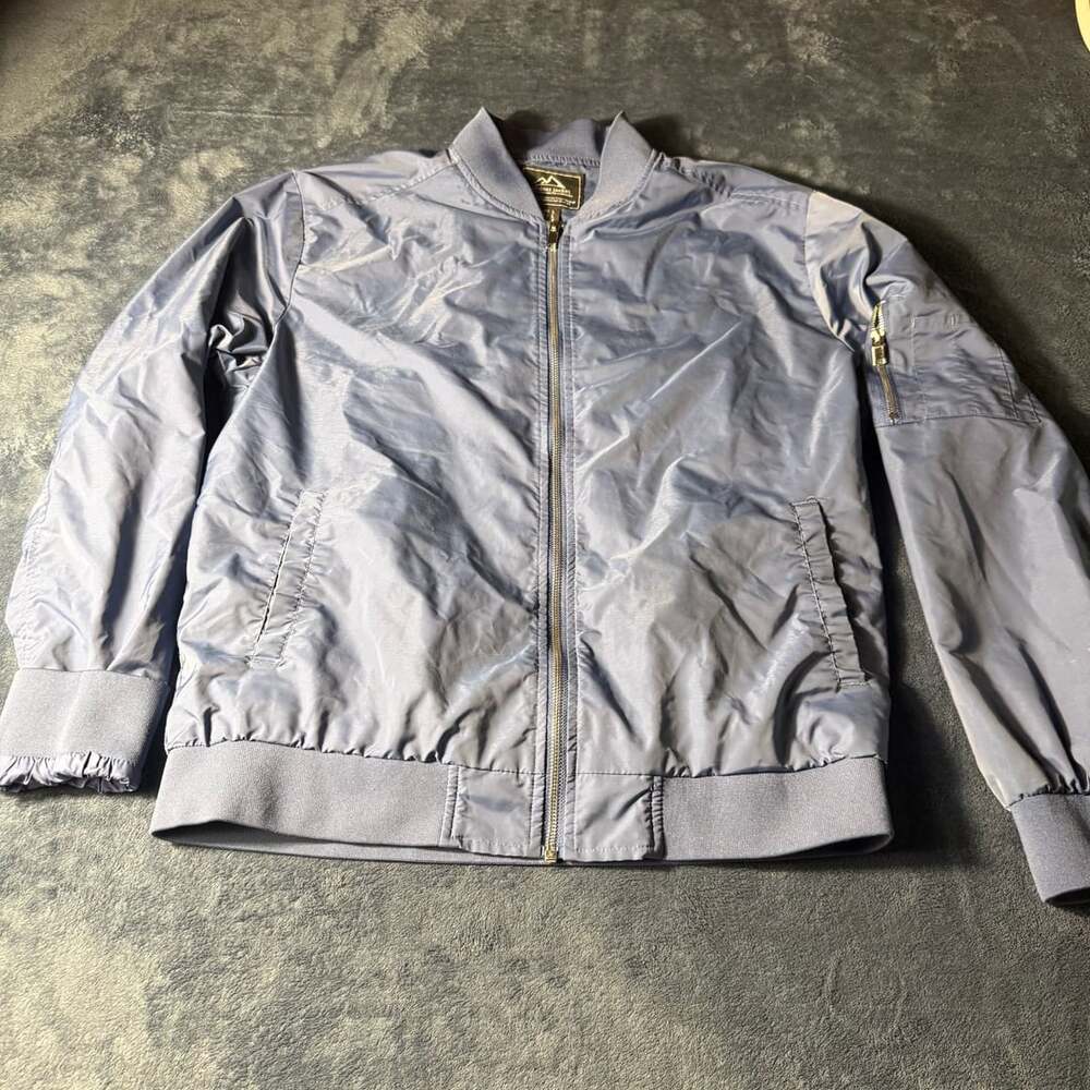 Outdoor Jacket Bomber Jacket Size L Blue